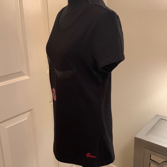 Guess Parsia Tee XL 💋 Foil Face Graphic - Picture 4 of 7